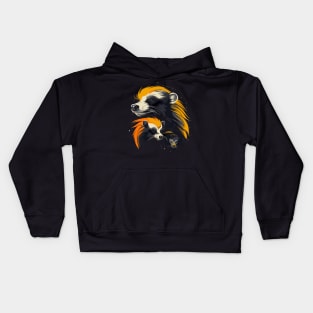 Honey Badger Fathers Day Kids Hoodie